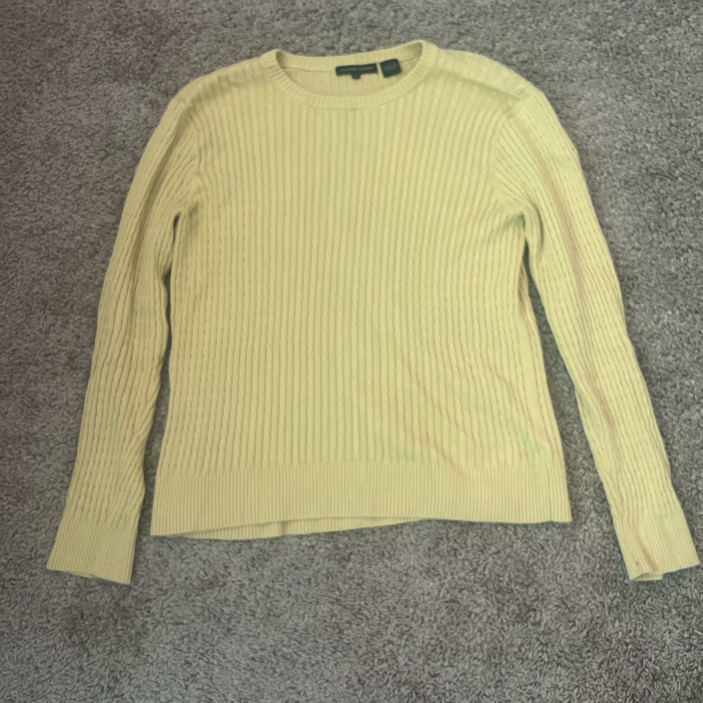 Yellow Jeanne Pierre sweater